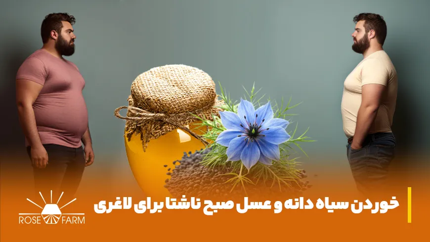 خوردن سیاه دانه و عسل صبح ناشتا برای لاغری