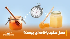 عسل سفید یا همان خامه ای چیست